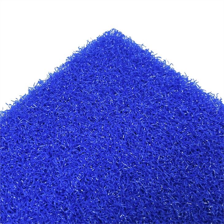 Tennis artificial turf for blue international competitions